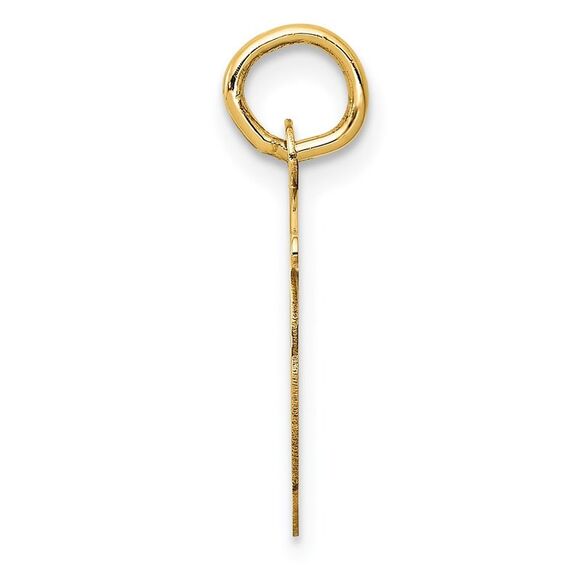 Kazi Luxury 14k Yellow Gold Script Letter D Initial Charm - Picture 2 of 4